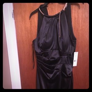 Black cocktail dress